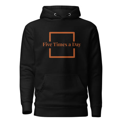 Stay grounded in your routine and proud of your practice with this minimalist “Five Times a Day” hoodie. Designed for believers who live their faith consistently, this piece is a subtle yet meaningful nod to the five daily prayers — the rhythm that shapes a Muslim’s day.
The typography is clean and modern, giving the hoodie a sleek streetwear look while preserving its spiritual message. Soft, mid-weight fabric ensures comfort whether you're heading to the masjid, studying, traveling, or just unwinding.