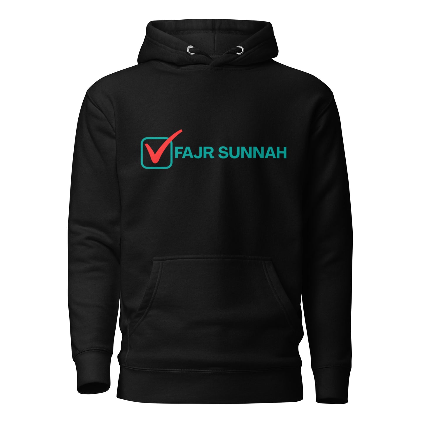 Start your day with purpose — and let your hoodie say it for you. The “Fajr Sunnah ✔️” Hoodie is a simple yet powerful reminder of one of the most beloved acts of worship. With “Fajr Sunnah” followed by a bold checkmark, this design celebrates the discipline, tranquility, and reward of completing the two rak‘ahs the Prophet ﷺ never missed.