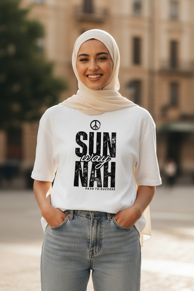 Sunnah Designs - Premium minimalist Islamic streetwear and modern Arabic calligraphy apparel.