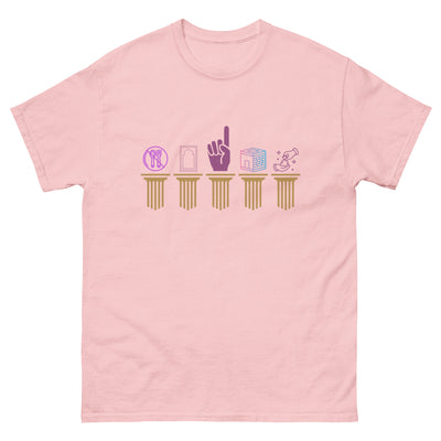 5 Pillars Tee - Five Pillars of Islam T-Shirt | Sunnah Designs