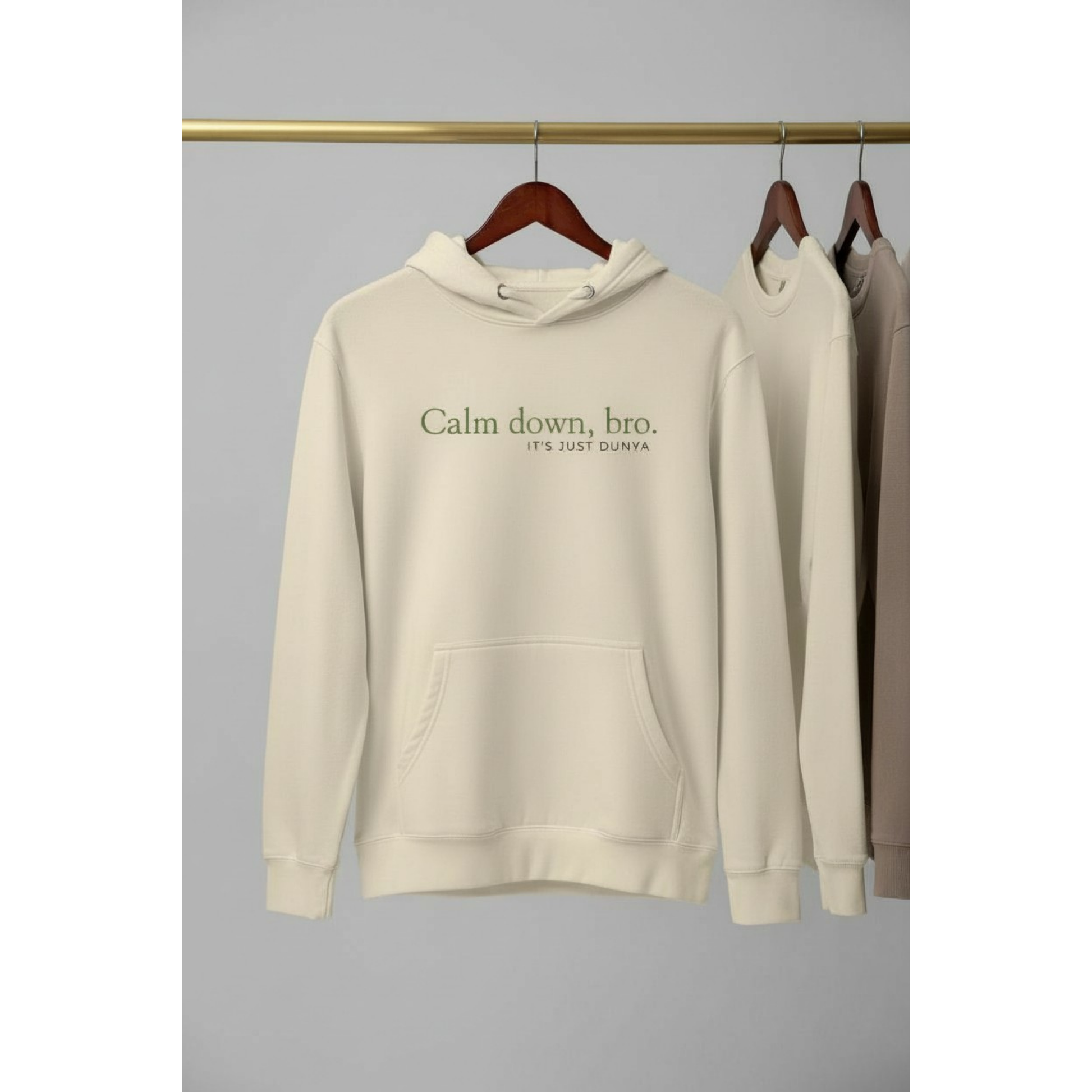 CALM DOWN BRO T-SHIRT Bone Size S