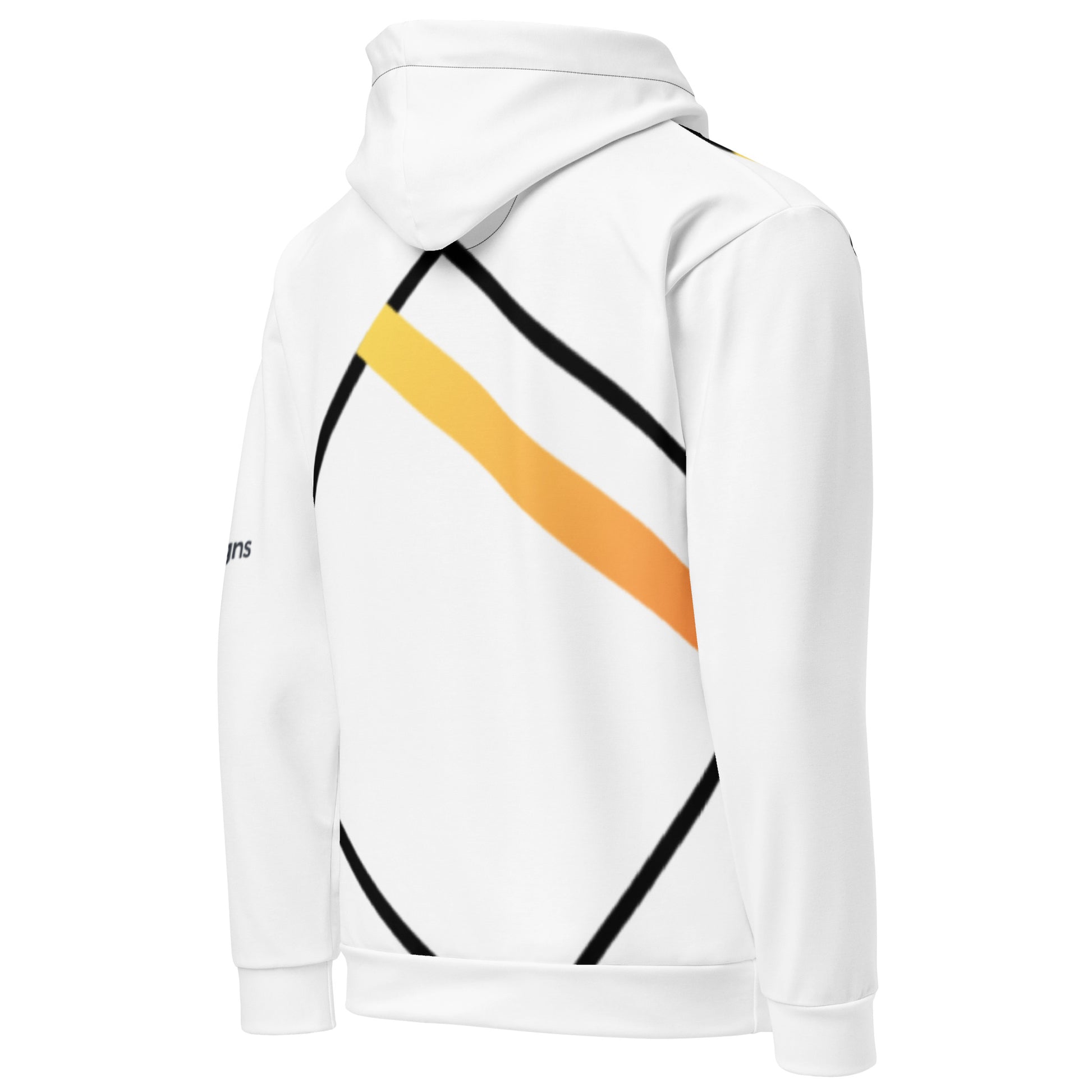 This white hoodie features a minimal, abstract interpretation of the Kaaba — stripped down to its essence and reimagined through modern design. Rather than a literal depiction, the artwork focuses on form, balance, and meaning, allowing the symbolism of the Kaaba to speak quietly yet powerfully.