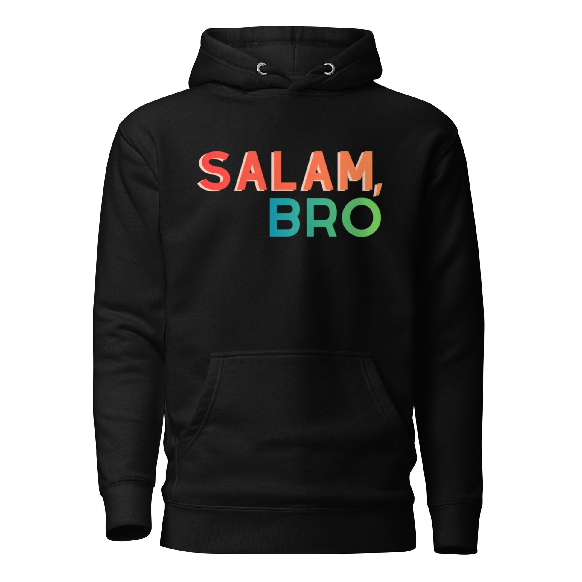 SALAM, BRO T-SHIRT Black Size M