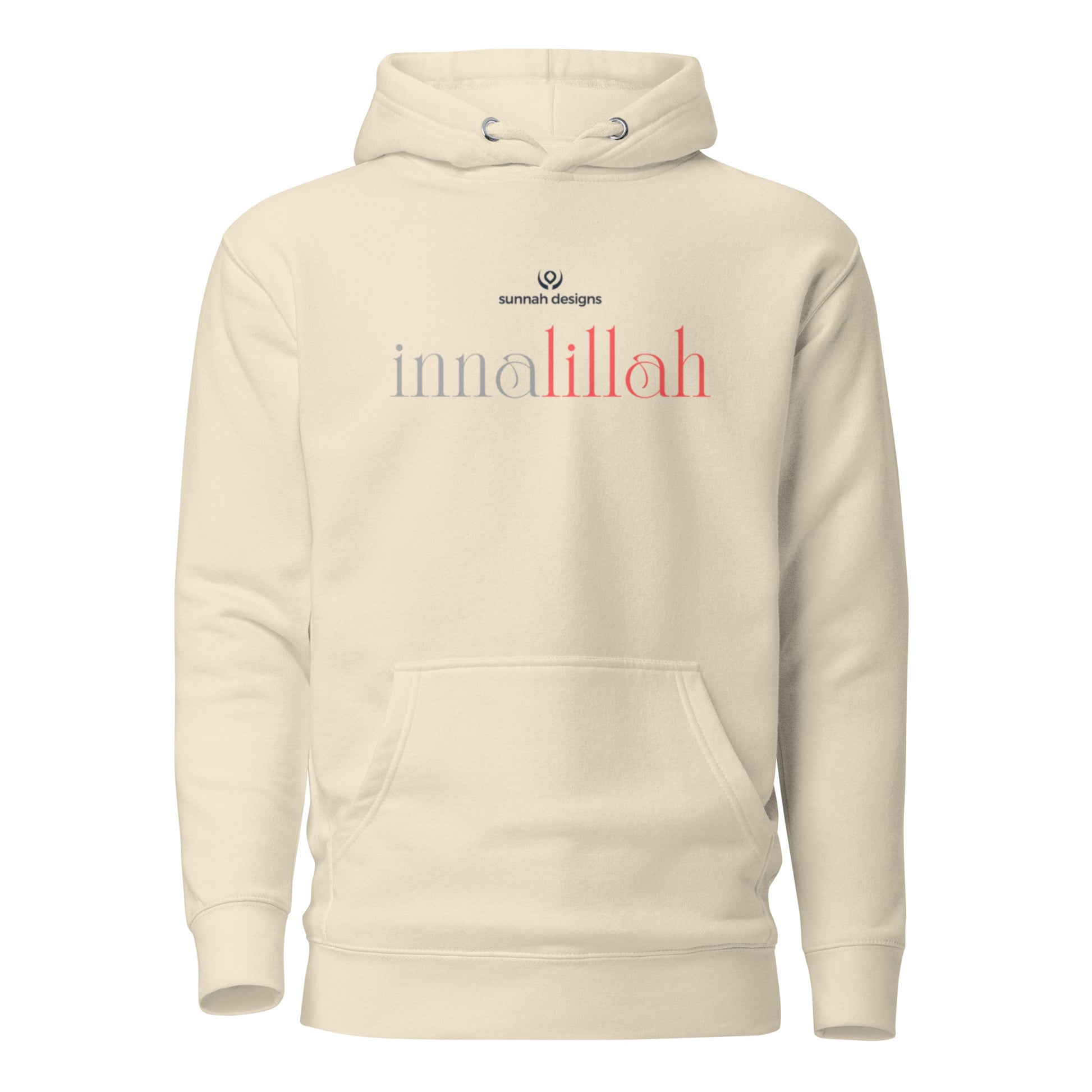 Simple, powerful, and deeply meaningful. The “Inna Lillāh” Hoodie is a quiet reminder of one of the most grounding truths in Islam: we belong to Allah. Designed with a clean, minimalist aesthetic, this hoodie carries a message of humility, patience, and remembrance — without needing excess words or explanation.