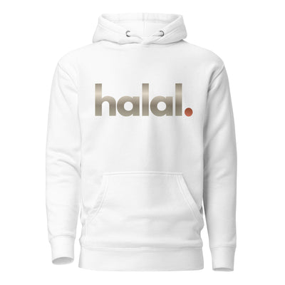 Simple. Bold. Unapologetically you.
Our “Halal.” Hoodie is designed for those who want to represent their values with confidence and clarity. The minimalist one-word design makes a powerful statement without saying too much — clean, modern, and instantly recognizable.

Crafted from premium, soft fabric, this hoodie is perfect for everyday wear. Whether you're out with friends, grabbing coffee, or layering up on a chilly evening, “Halal.” is the kind of piece that sparks curiosity and starts conversations.