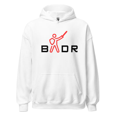 Badr Hoodie White - Battle of Badr Islamic Apparel | Sunnah Designs