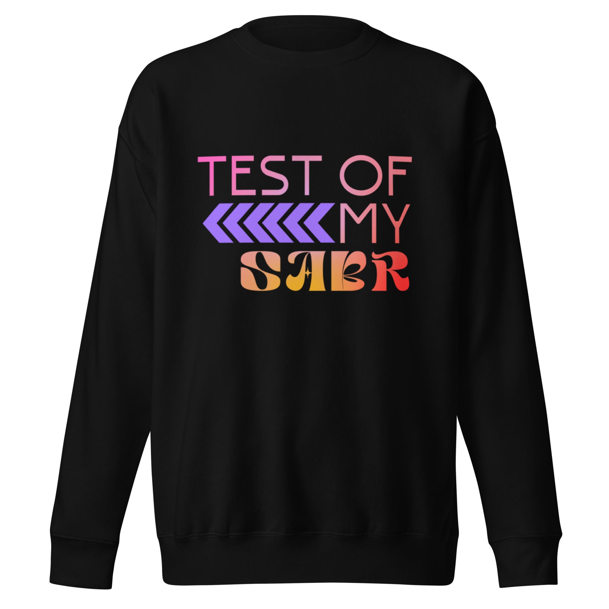 Test of Sabr (Women) T-SHIRT Black Size M